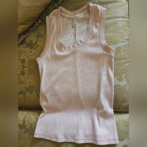 NWOT Free People Intimately pale pink tank top